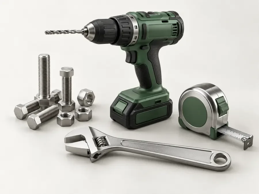Hardware at gawaing metal — 3D na paglalarawan ng kategorya